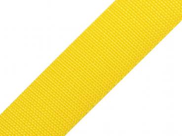 Gurtband Uni 40 mm breit Gelb